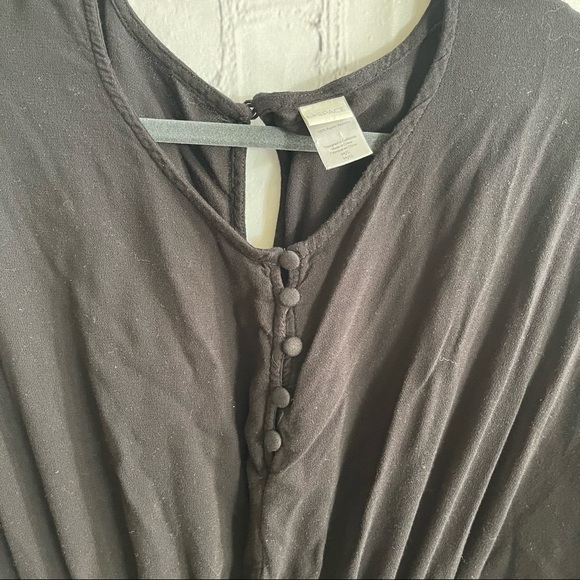 L*Space Black Boho Short Romper Size: M/L - Picture 5 of 6